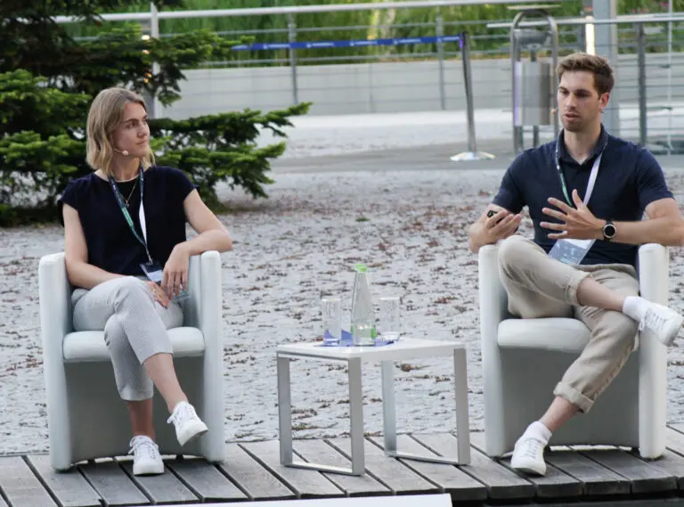 Speakerfoto Lena Gotzler und Brian Takacs