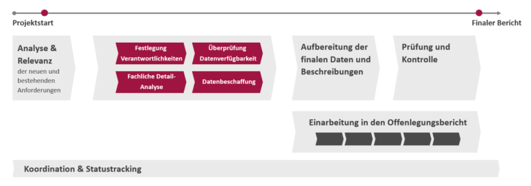Vorgehen zur Erstellung eines Offenlegungsbericht