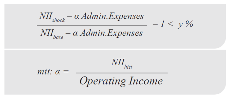 IRRBB, Ausreißertext mit Zinsschockszenarien, zwei