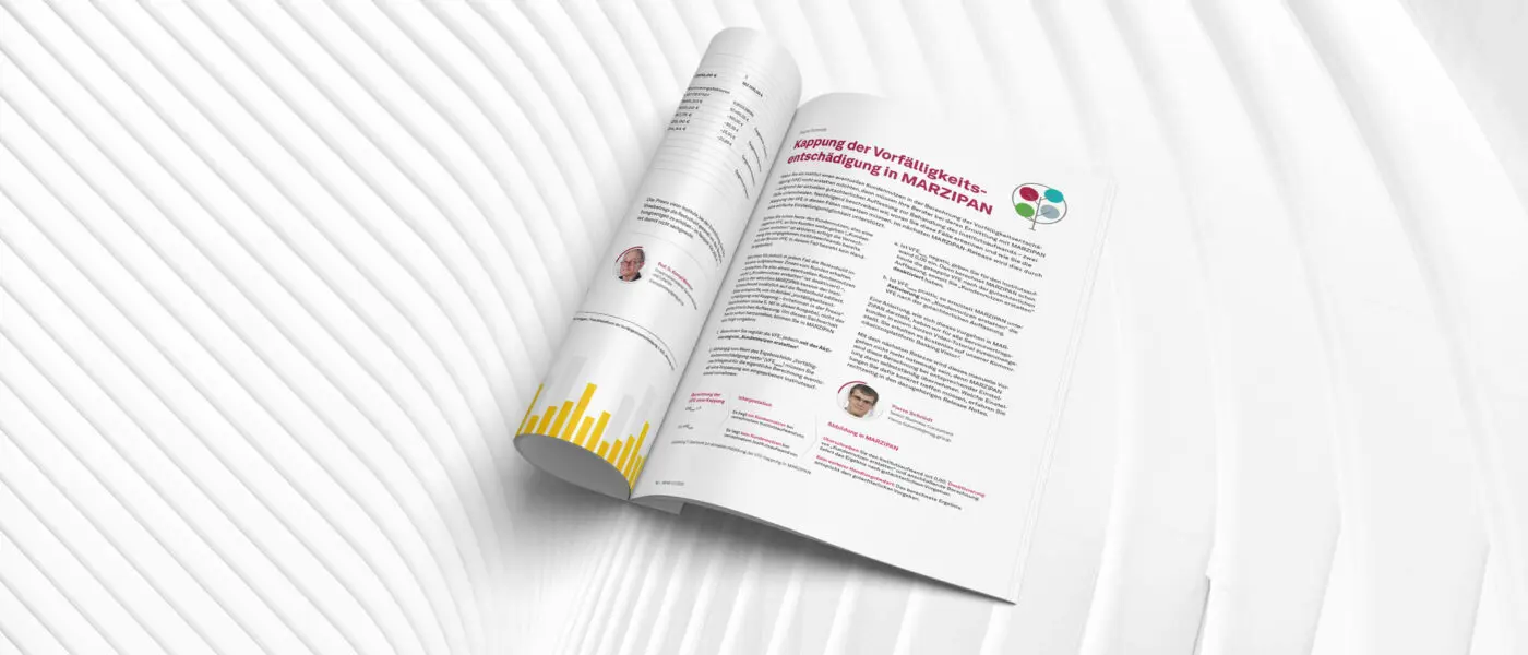 NEWS-Artikel Vorfälligkeitsentschädigung in MARZIPAN (01-2023)