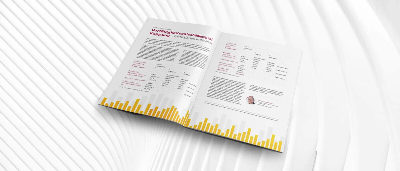 NEWS-Artikel Vorfälligkeitsentschädigung und Kappung (01-2023)