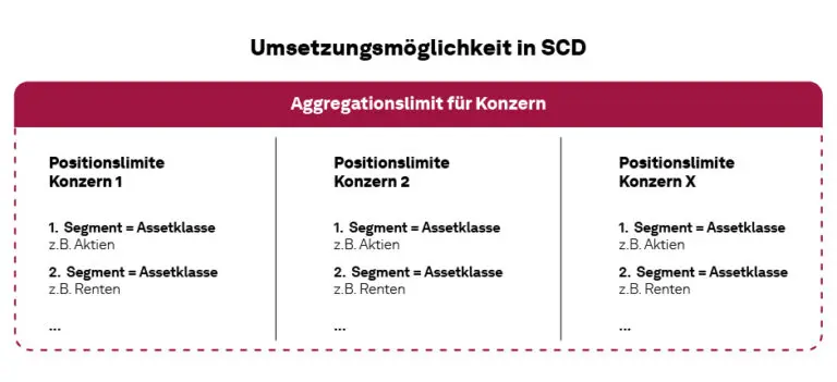 Aufbau der Aggregationslimite auf Konzernebene mit SimCorp Dimension