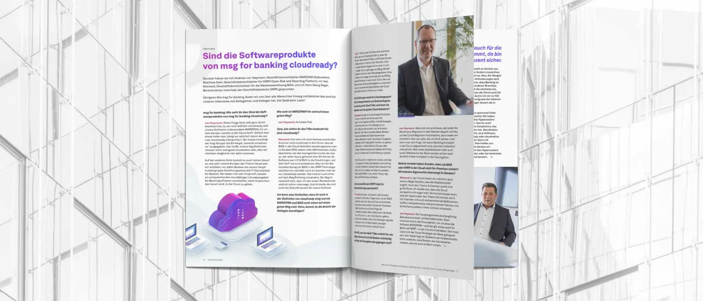 Interview Produkte cloudready, Titelbild NEWS 02-2023
