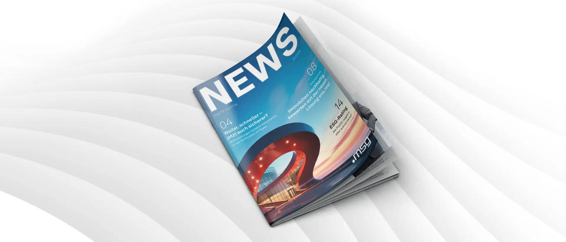 Kundenmagazin NEWS 01/2024, msg for banking