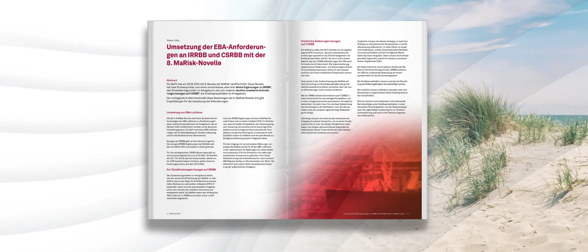 8. MaRisk-Novelle, IRRBB, CSRBB, NEWS 02/2024