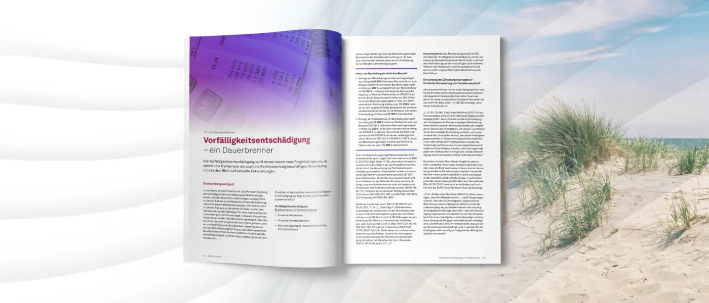 Vorfälligkeitsentschädigung, NEWS 02/2024