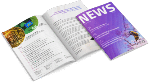 Kundenmagazin NEWS 01/2025, Titel und Inhalt