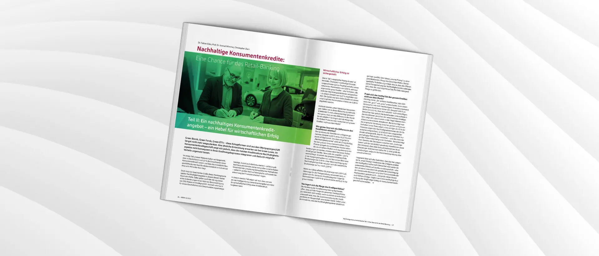 NEWS 02/2025, Nachhaltige Konsumentenkredite